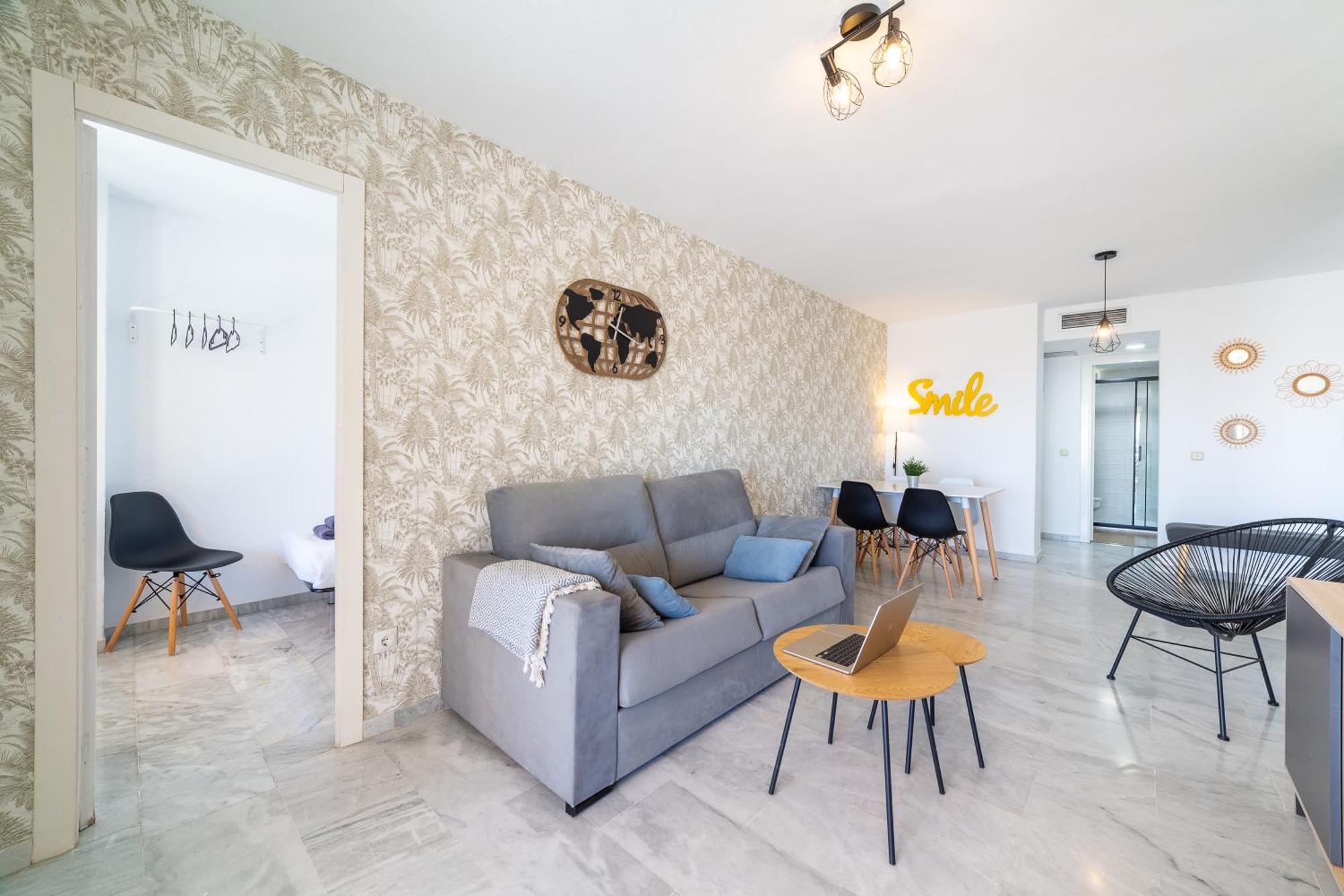 Trendyhomes Puerto - Vistas Al Mar, Parking Incluido, Playa A Un Paso 아구아둘세 객실 사진