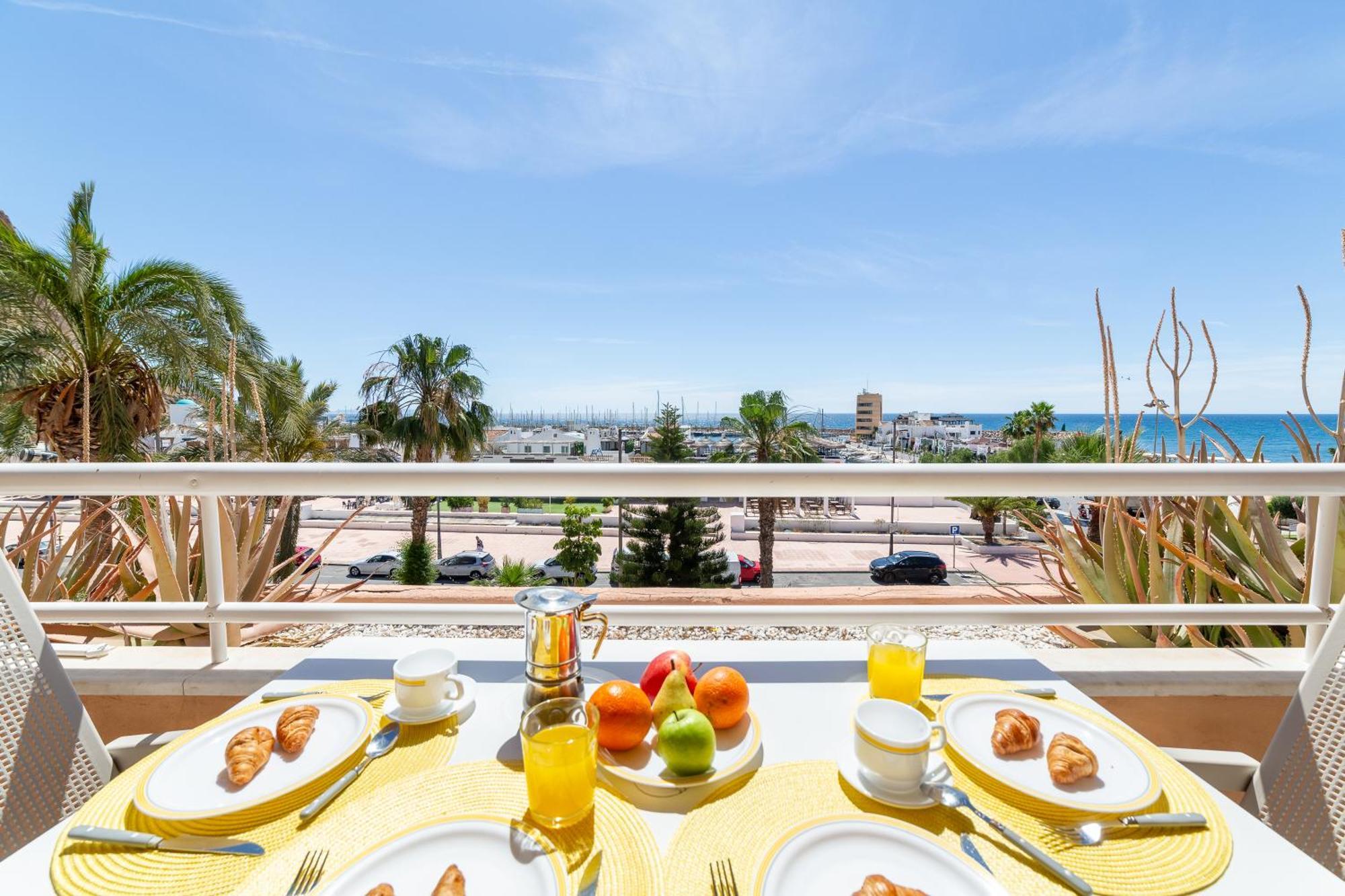 Trendyhomes Puerto - Vistas Al Mar, Parking Incluido, Playa A Un Paso 아구아둘세 객실 사진